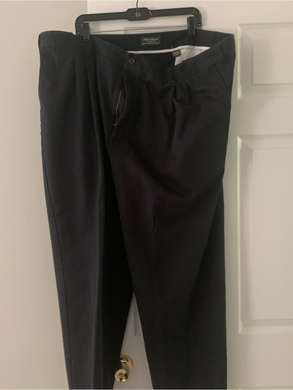 Eddie Bauer Black Men's Dress Pants - Relaxed Fit